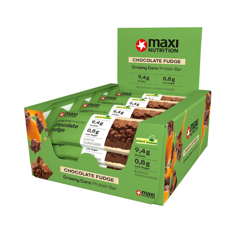 Creamy Core Bar Box of 12 - Vegan Chocolate Fudge