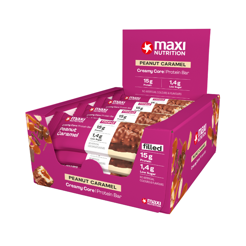 Creamy Core Bar Box of 12 - Peanut Caramel
