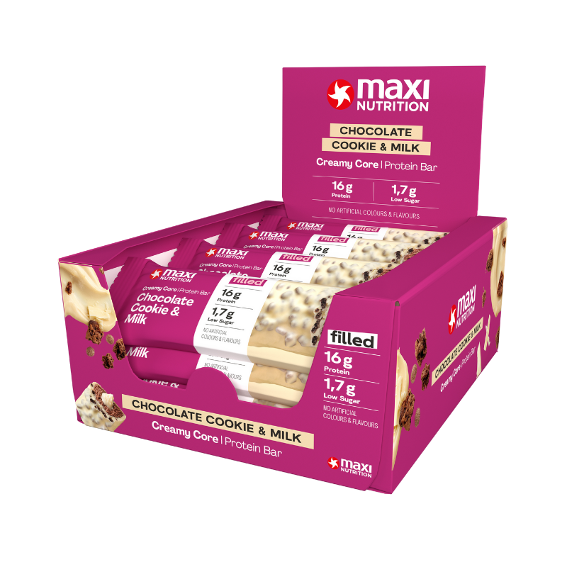 Creamy Core Bar Box of 12 - Cookies & Milk