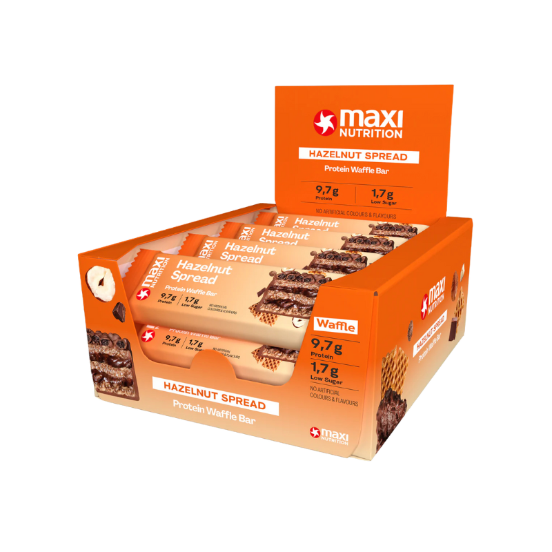Protein Wafer Bar Box of 12 - Hazelnut Spread