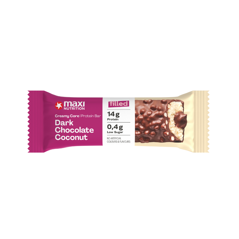 Creamy Core Bar Box of 12 - Dark Chocolate Coconut