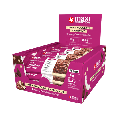 Creamy Core Bar Box of 12 - Dark Chocolate Coconut