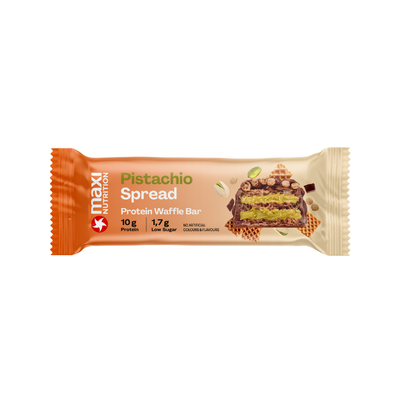 Protein Wafer Bar Box of 12 - Pistachio Spread