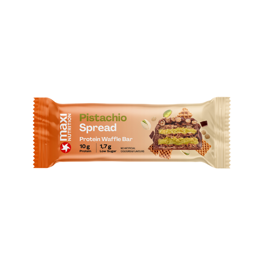 Protein Wafer Bar Box of 12 - Pistachio Spread