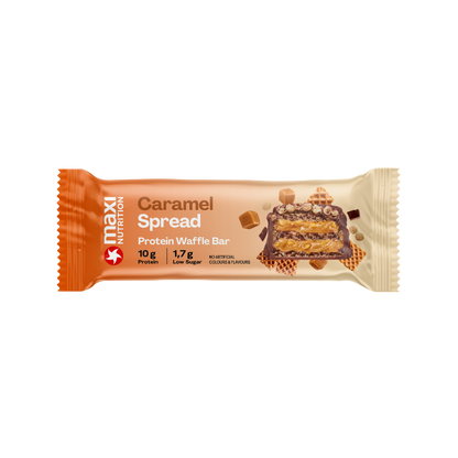 Protein Wafer Bar Box of 12 - Caramel Spread