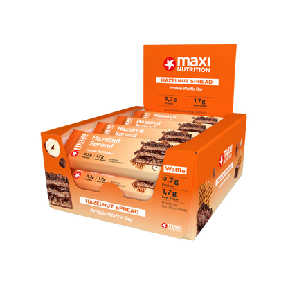 Protein Wafer Bar Box of 12 - Hazelnut Spread
