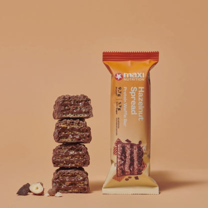 Protein Wafer Bar Box of 12 - Hazelnut Spread